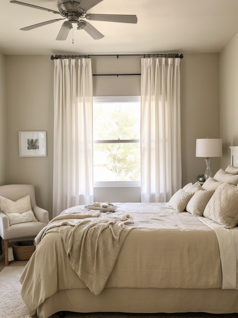 Serene Oasis: Inspiring Bedroom Decor Ideas for Apartment Dwellers.