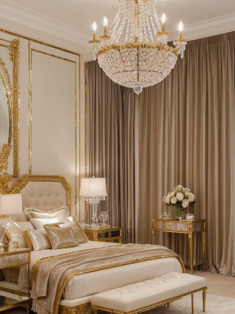 Sparkle & Elegance: Glam up Your Bedroom Decor with Crystal Accents!