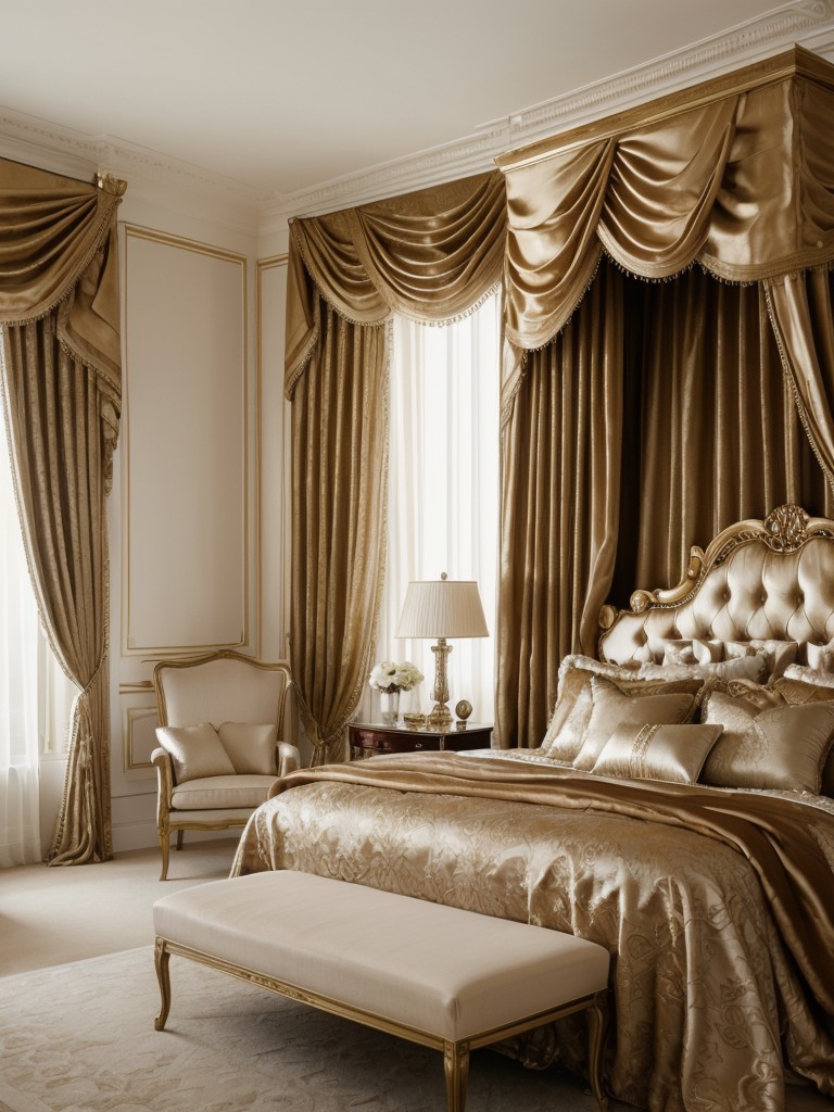 Luxurious Bedroom Vibes: Elevate Your Apartment with Glam Decor!