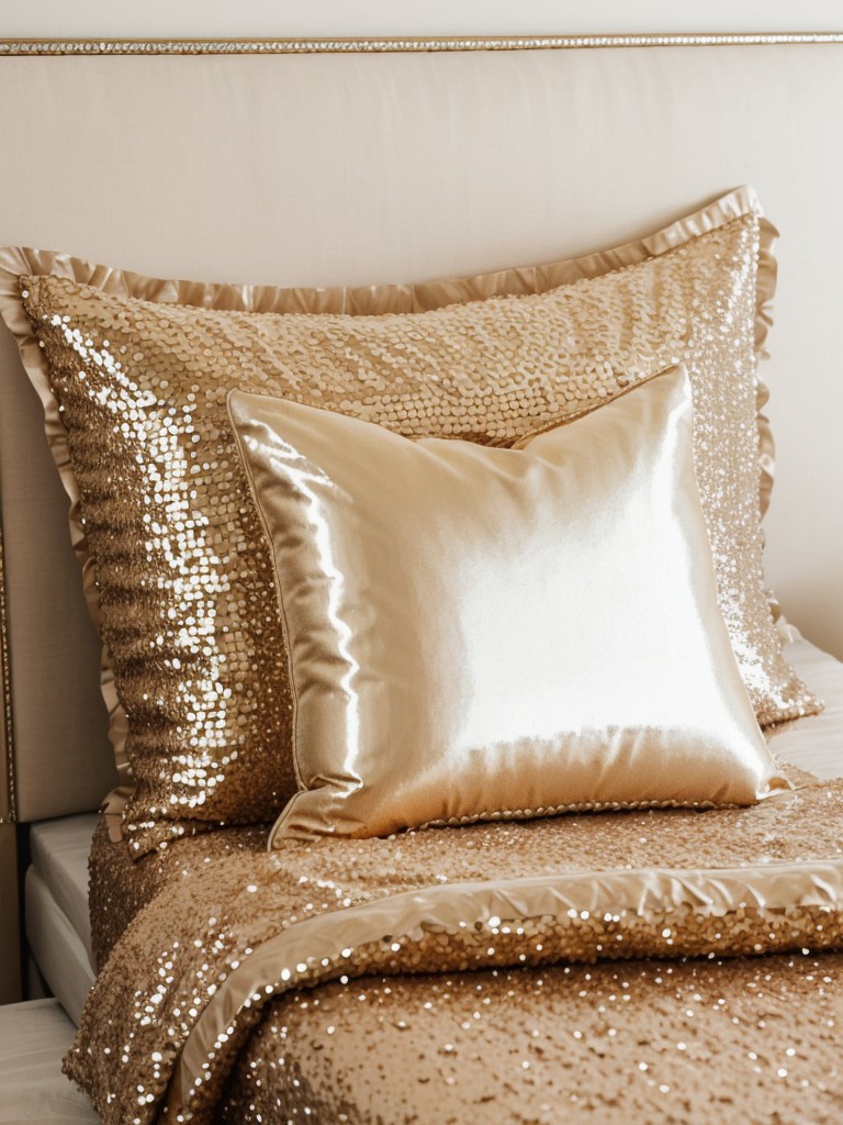 Glam Up Your Apartment with Sparkling Bedroom Decor!