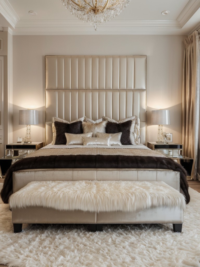 Luxurious Apartment Bedroom Decor Inspo: Sparkle & Shine!