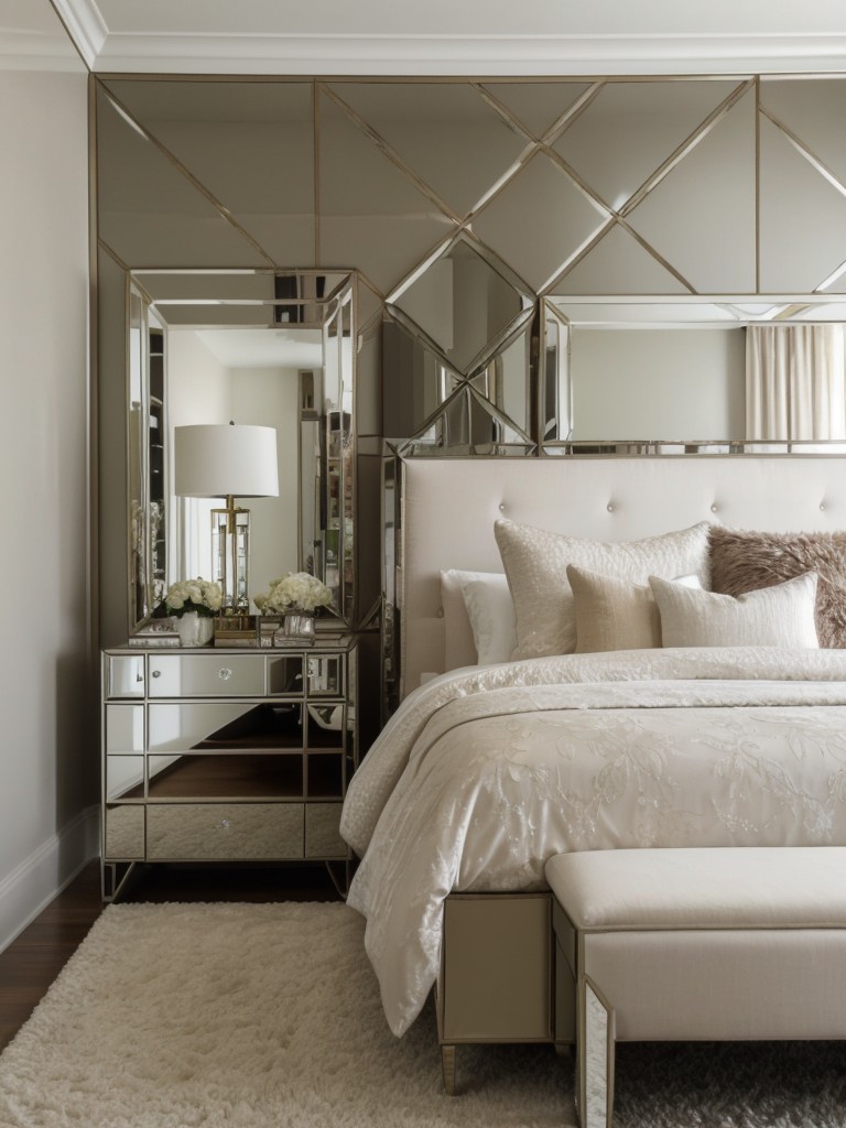 Apartment Glam: Sparkling Ideas for a Glamorous Bedroom.