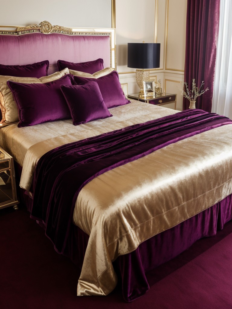 Luxury Living: Glam Up Your Apartment with Velvet Bedding in Jewel Tones