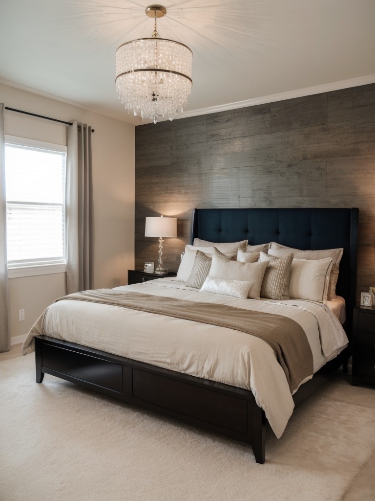 Star-worthy Bedroom Inspo: Bold Accent Wall & Chic Neutral Decor