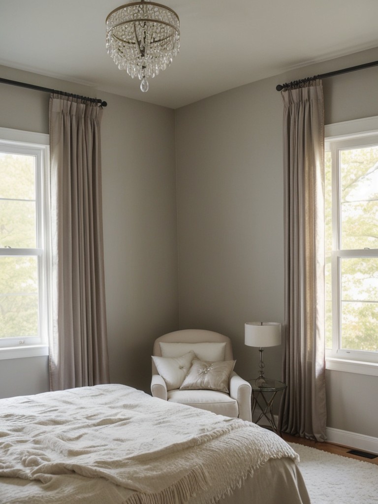 Bedroom Bliss: Transform Your Apartment with Sheer Curtains!