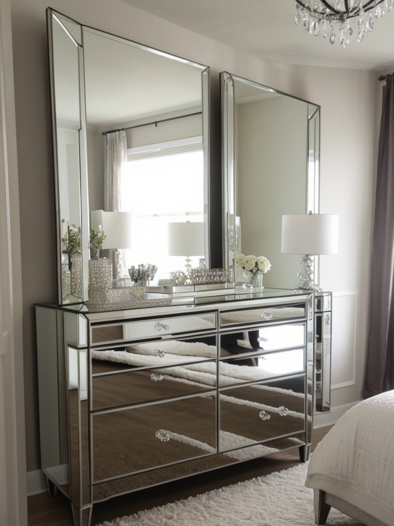 Mirror Magic: Transform Your Apartment with Glamorous Bedroom Decor!