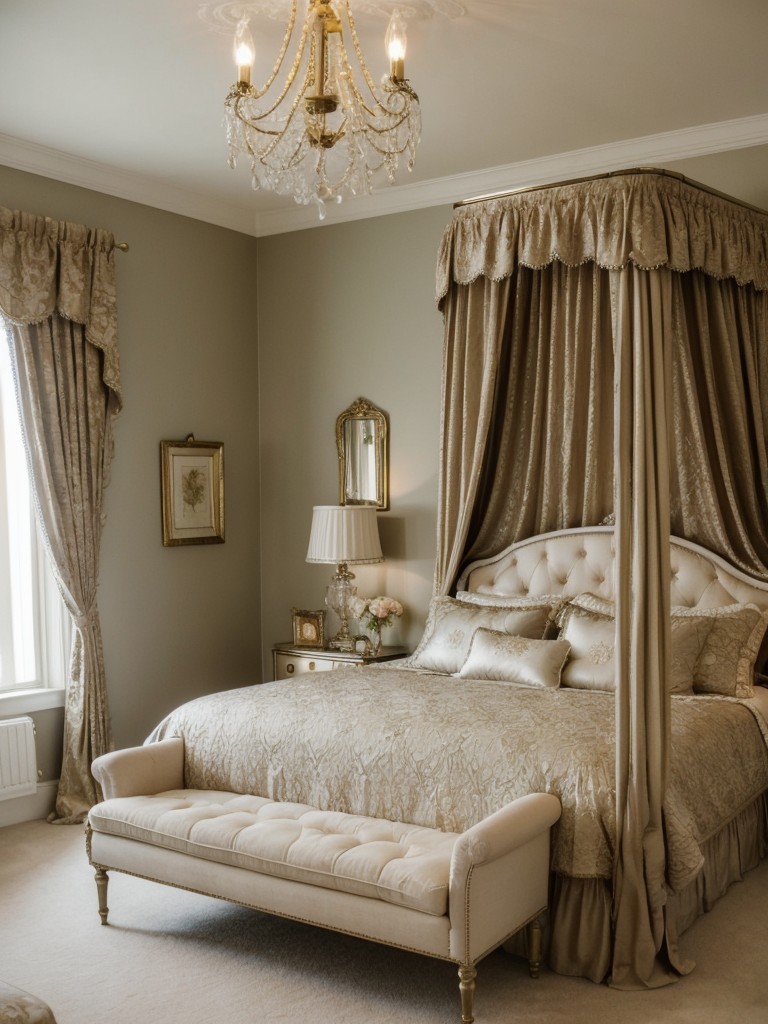 Vintage Glam: Elevate Your Apartment with Antique Bedroom Decor