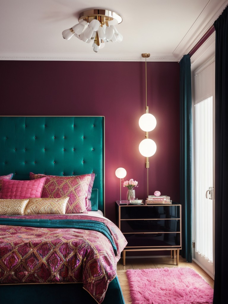 Retro Glam: Inspiring Bedroom Decor Ideas for Apartments