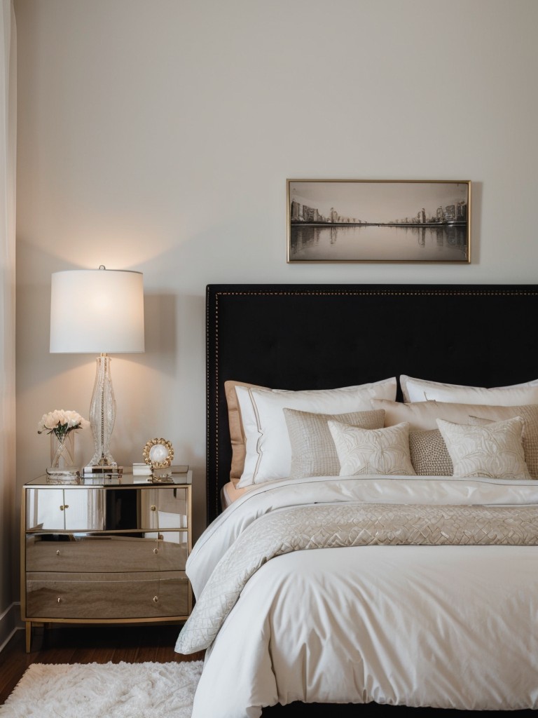 Bedroom Bliss: Elevate Your Space with Chic Glam Decor.