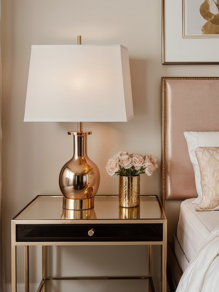 Apartment Glam: Elevate Your Bedroom with Metallic Accents