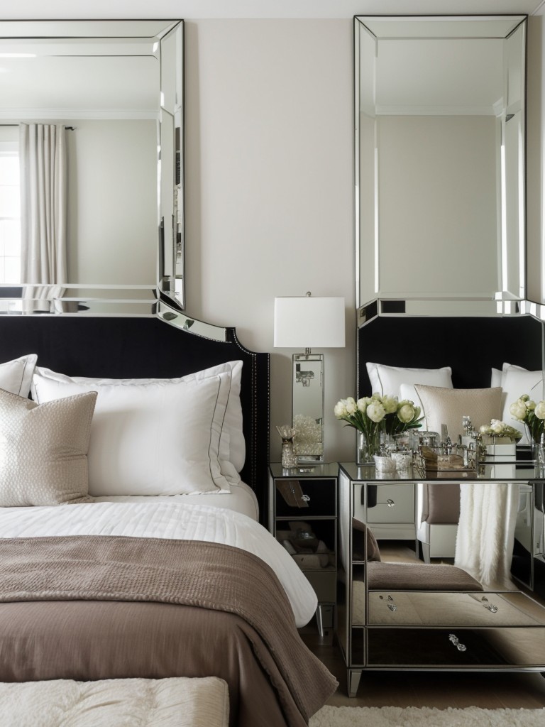 Mirror, Mirror: Add Glamour to Your Apartment with Reflective Bedroom Decor