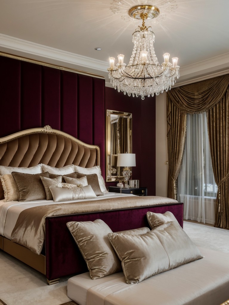 Luxurious Bedroom Makeover: Elevate Your Space with Velvet and Crystal