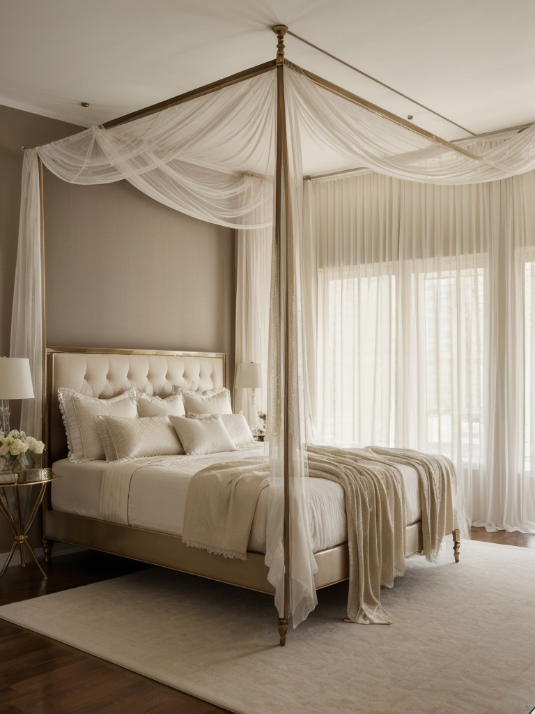 Romantic Canopy Bed: Transform Your Bedroom with Glamorous Decor