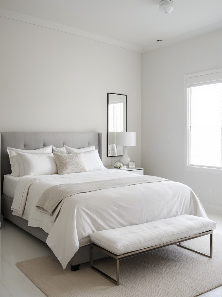 Minimalist Opulence: Stylish Apartment Bedroom Inspo