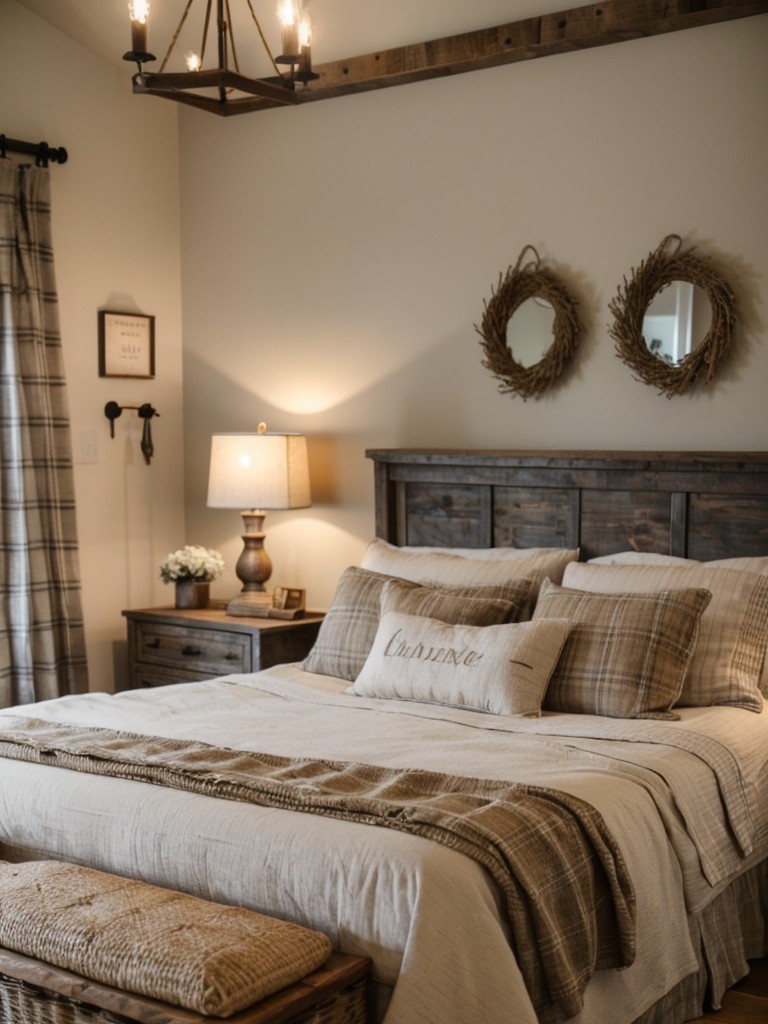 Cozy Farmhouse Vibes: Rustic Glam Bedroom Ideas