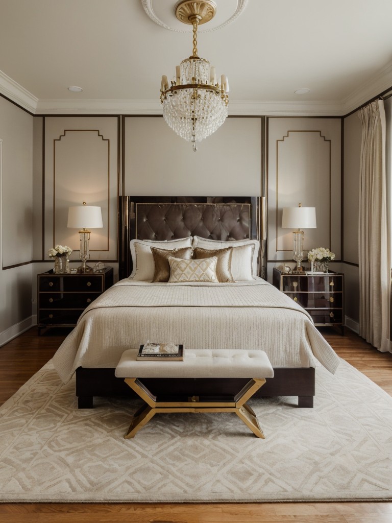 Timeless Elegance: Glam up Your Bedroom with Art Deco-Inspired Decor!