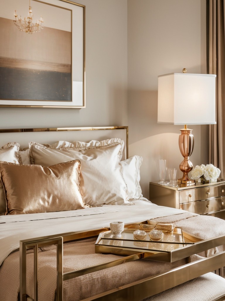 Elevate Your Apartment Vibes: Glamorous Bedroom Decor Ideas!