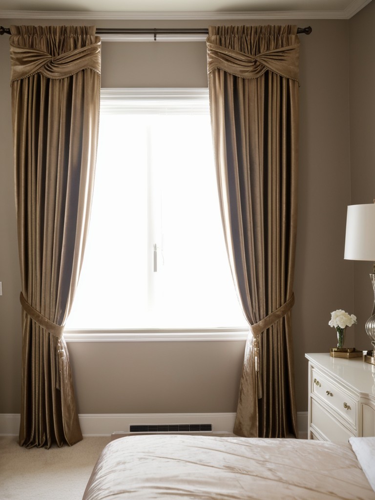 Luxurious Window Treatments: Elevate Your Bedroom with Velvet Curtains