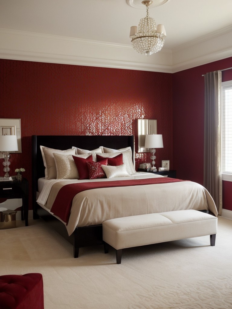 Stunning Bedroom: Add Glamour with a Red Carpet-Inspired Decor!