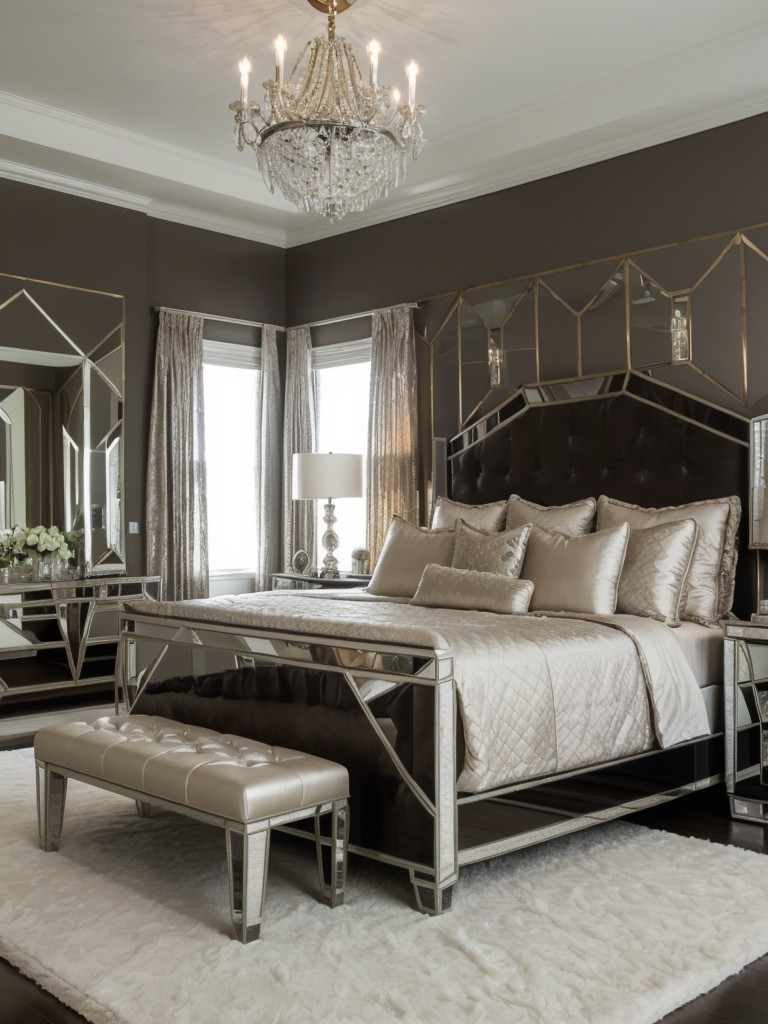 Art Deco Glamour: Elevate Your Apartment with Gothic Bedroom Ideas!