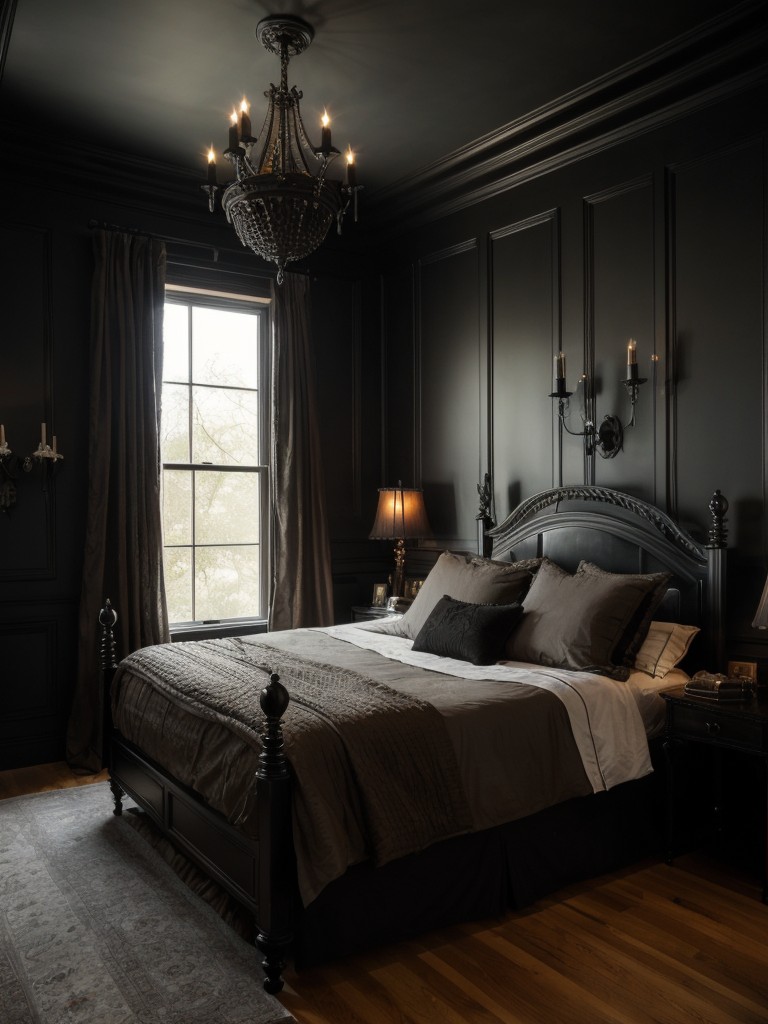 Gothic Glam: Wrought Iron Wonders for Your Bedroom.