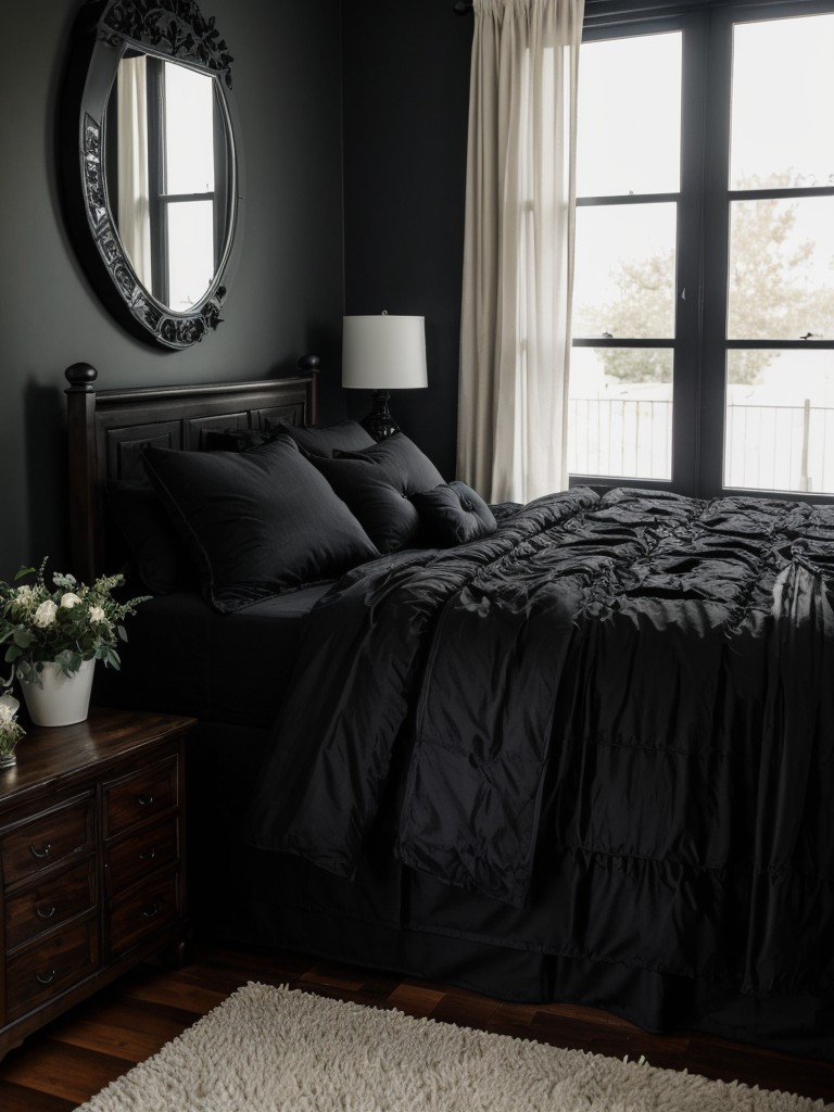 Dark and Chic: Transform Your Apartment with Gothic Bedroom Decor!