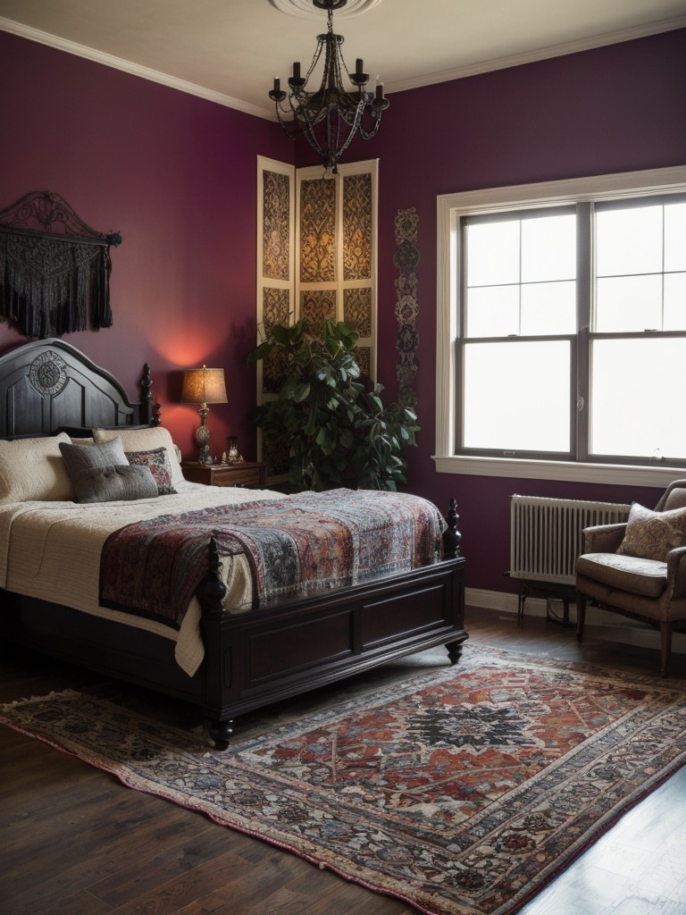 Dark & Boho: Elevate your apartment with gothic-inspired bedroom decor ?