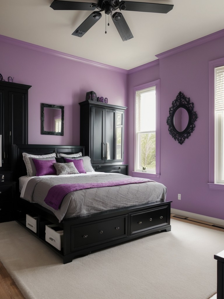 Teenage Gothic Bedroom: Stylish & Functional Design Ideas.