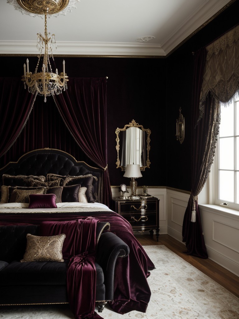 Gothic Glam: Luxurious Materials for Your Edgy Bedroom