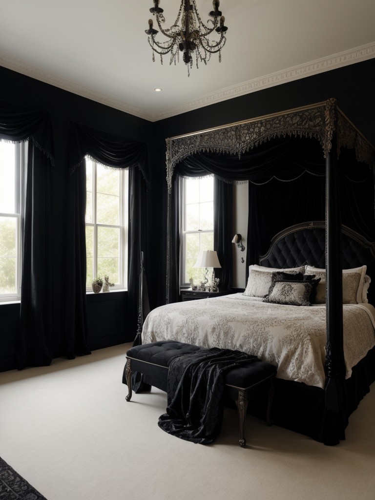 Ultimate Gothic Glam for Your Bedroom. Personalize Your Unique Sanctuary!