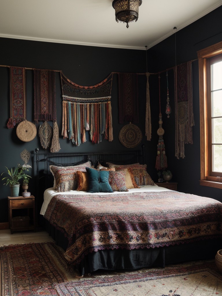 Boho-Chic Apartment Vibes: Inspiring Gothic Bedroom Designs!