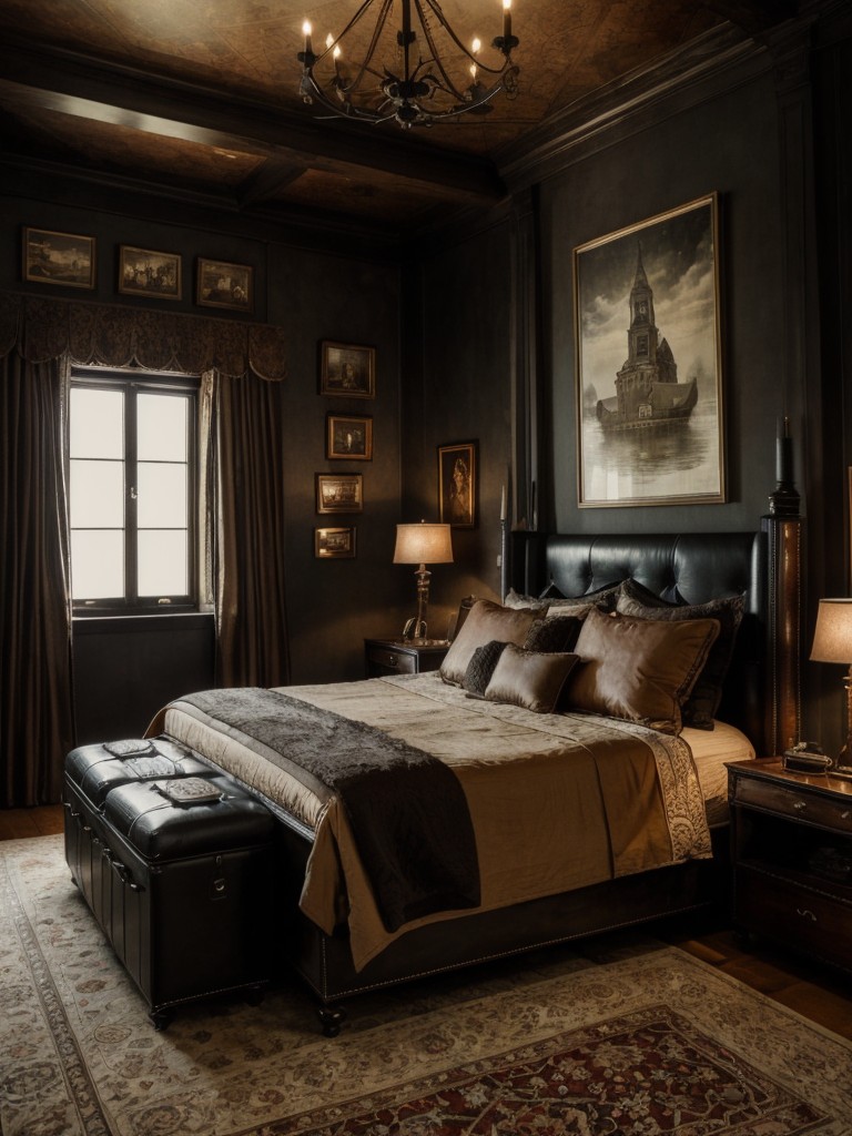 Vintage Travel Vibes: Transform Your Bedroom into a Gothic Haven