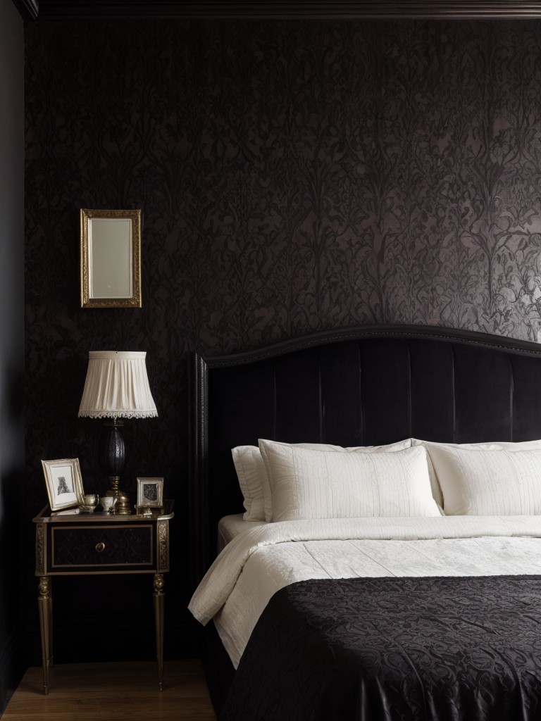 Victorian-Inspired Wallpaper: Add Drama to Your Bedroom!