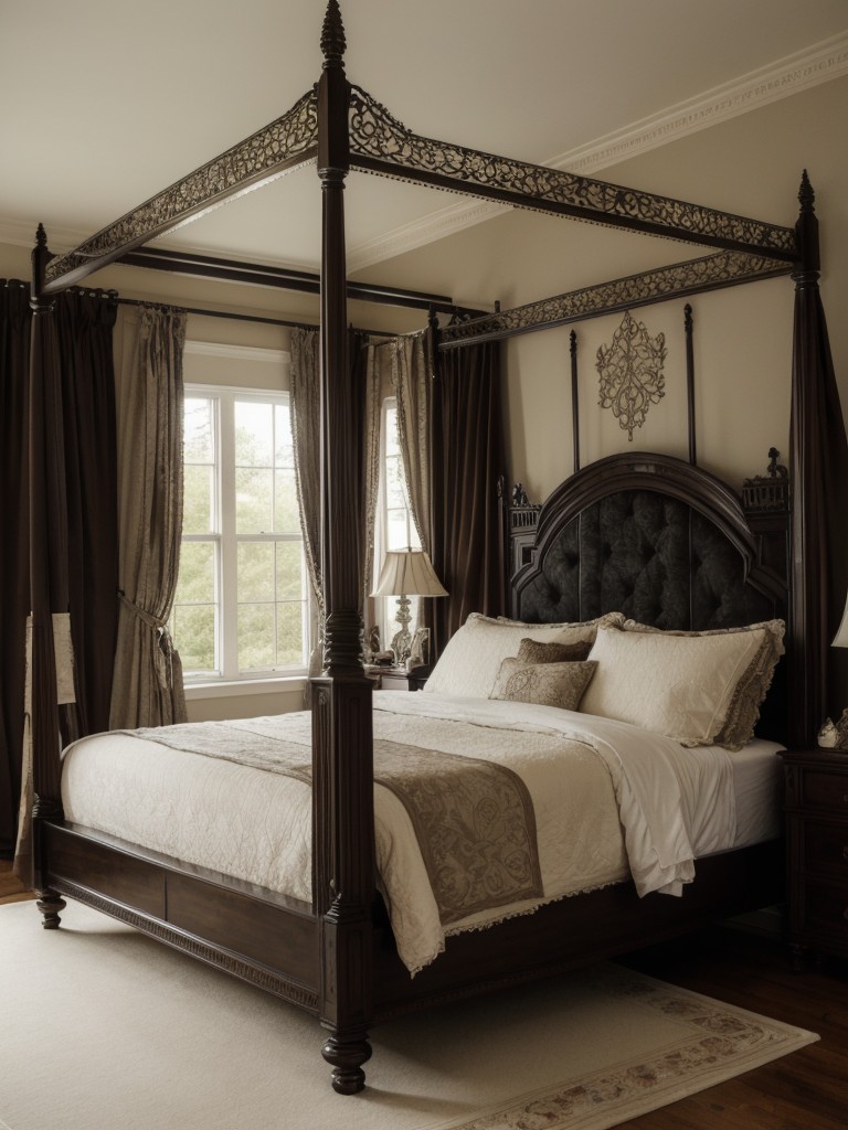 Vintage Charm: Create a Gothic-Inspired Bedroom Oasis