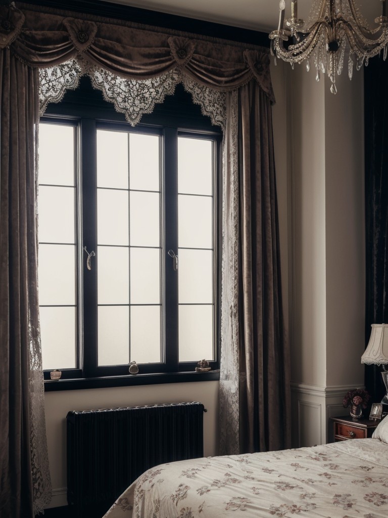 Gothic-Inspired Bedroom: Transform Your Space with Vintage Romance #apartmentdecor #darkromance