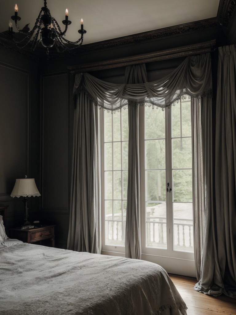 Ghostly Glamour: Transform Your Apartment into a Gothic Bedroom Haven