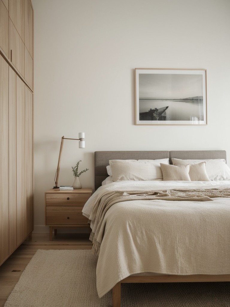 Cozy Minimalist Scandinavian Bedroom: Serene and Stylish