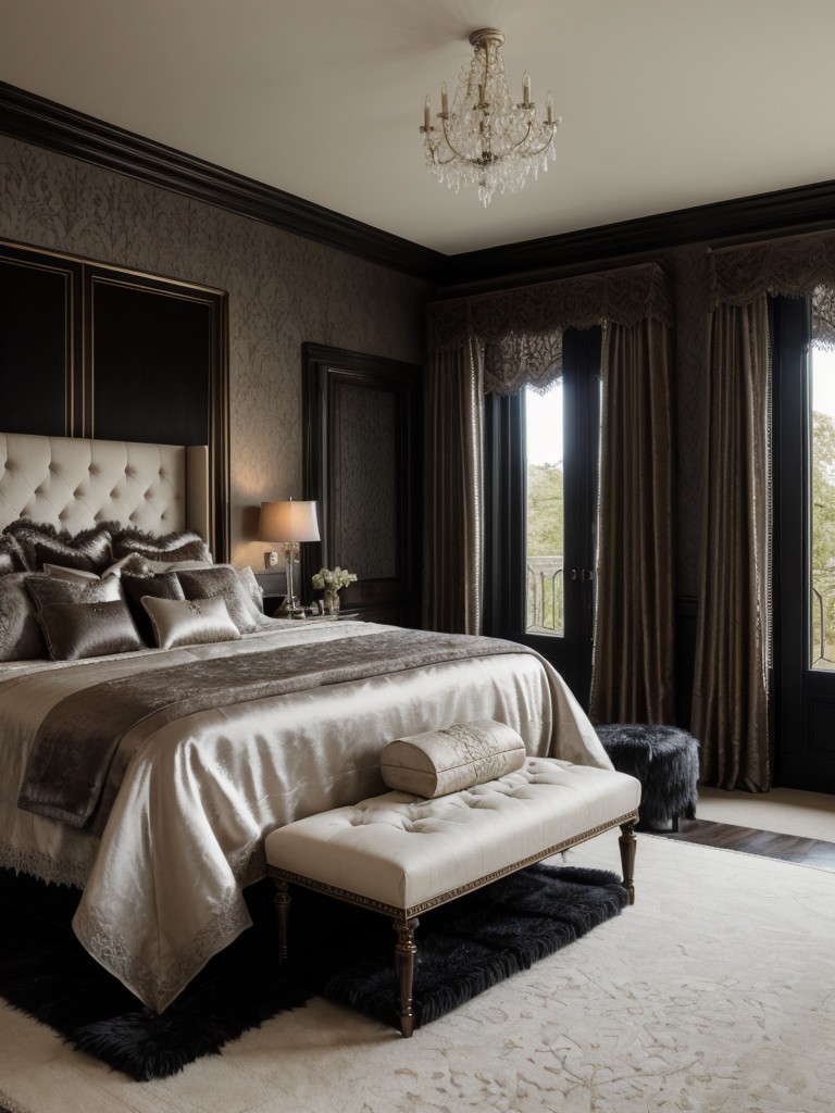 Apartment Makeover: Luxurious Gothic Bedroom Ideas