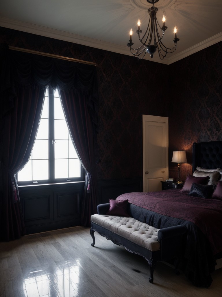 Dark & Dramatic: Gothic Bedroom Decor Ideas for Apartments