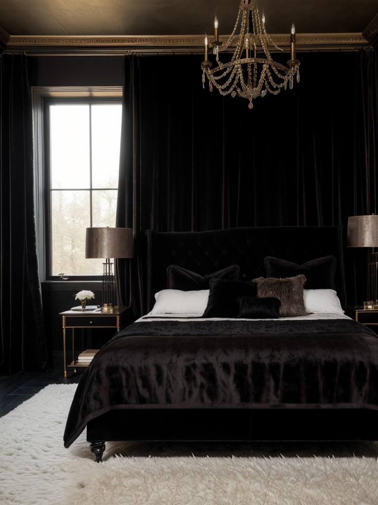 Dark & Luxe: Stylish Apartment Decor with Gothic Flair