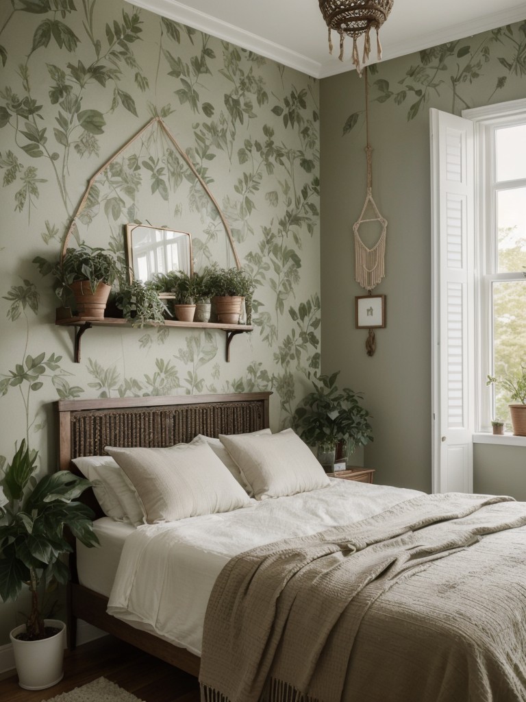 Bring Nature's Beauty Inside: Earthy Tones & Botanical Bliss for Your Bedroom!