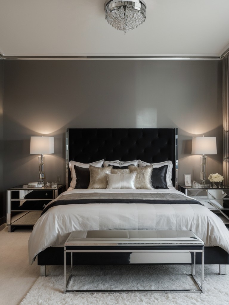 Gothic Glam: Transform your bedroom with sleek metallic finishes