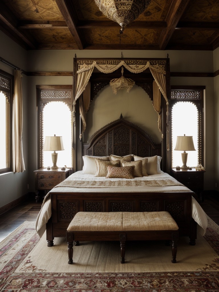 Gothic Inspiration: Transform Your Bedroom with Exotic Elegance.