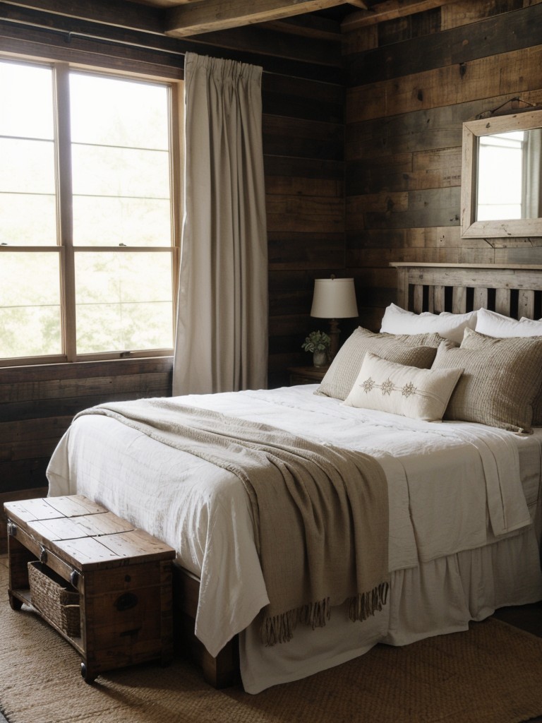 Cozy Farmhouse Bedroom: Embrace Rustic Charm