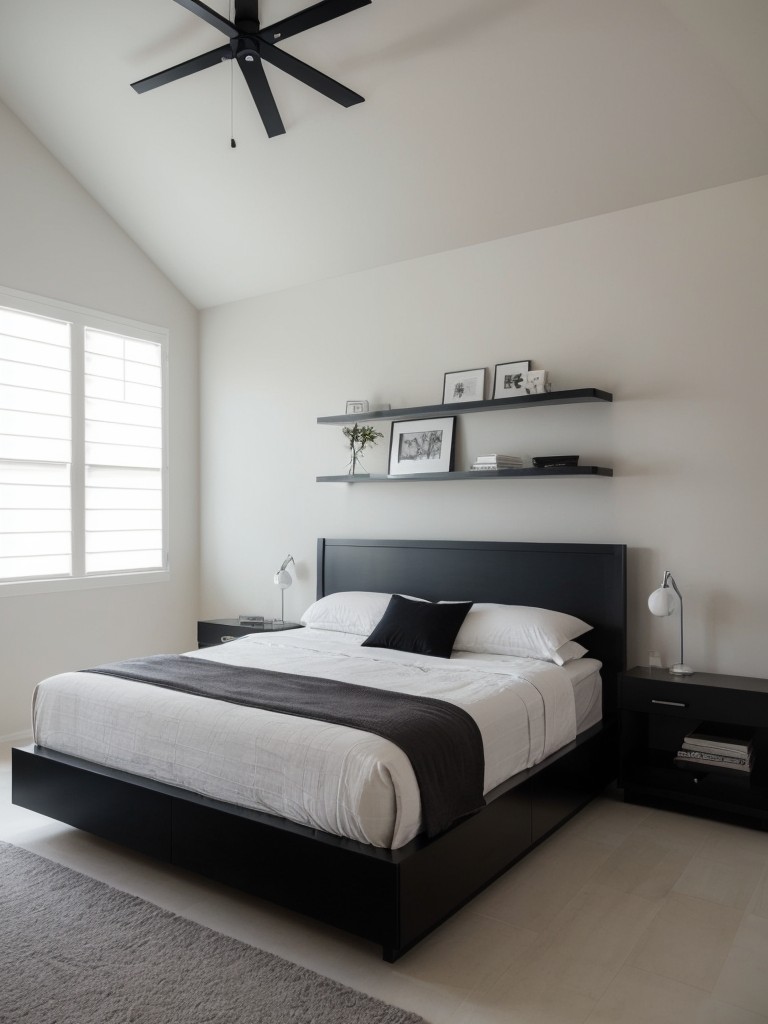 Minimalist Magic: Create a Sleek & Stylish Apartment with Platform Beds & Floating Shelves!