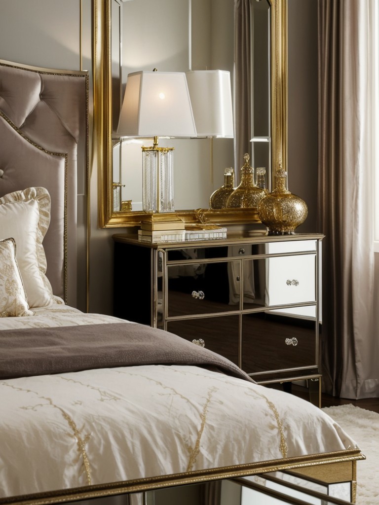 Opulent Gothic Bedroom: Add Mystery with Metallic Accents!