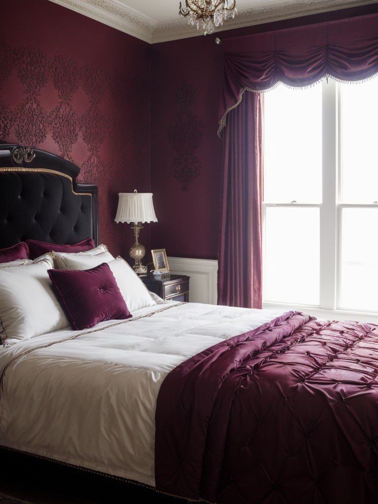 Chic Apartment Inspo: Opulent Gothic Bedroom Vibes ?