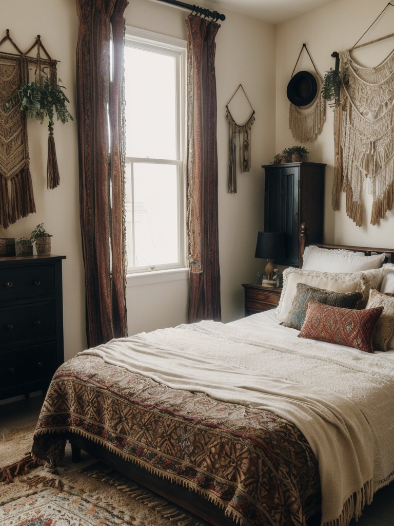 Boho Chic: Create an Eclectic Apartment with Macrame, Textiles, and Patterns!