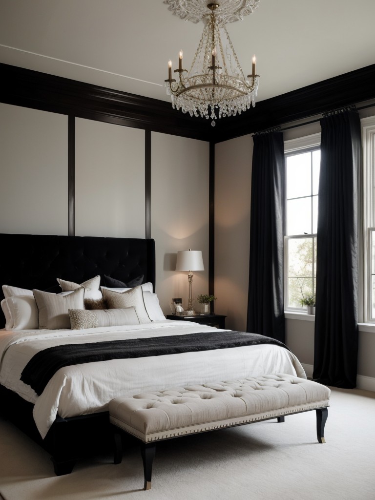 Chic Apartment Vibes: Luxurious Gothic & Sleek Modern Bedroom Inspo