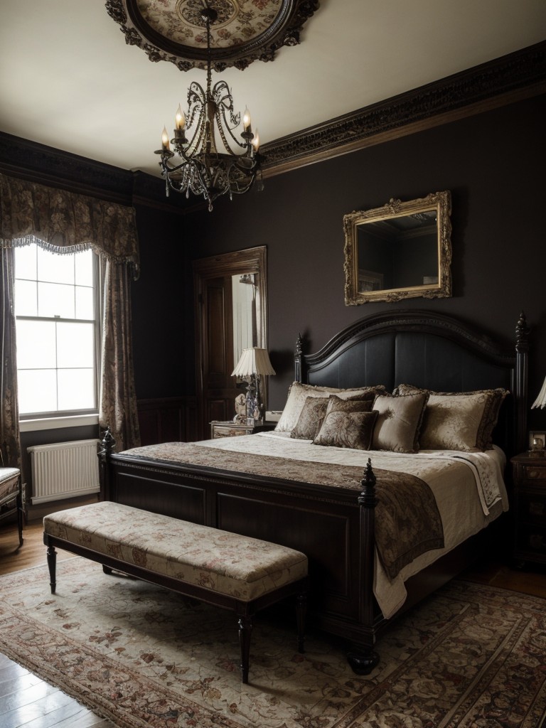 Vintage Charm: Create a Dark and Seductive Gothic Bedroom